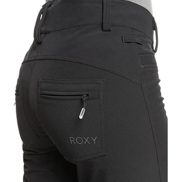 Roxy Pants - Roxy Creek Slim Fit Snow/Ski Pants Black